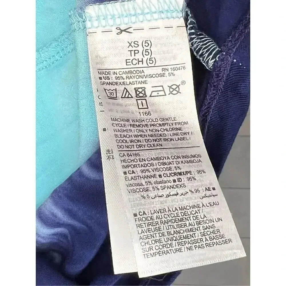 Old Navy Luxe teal/navy ombre tank dress  SizeXS(5)